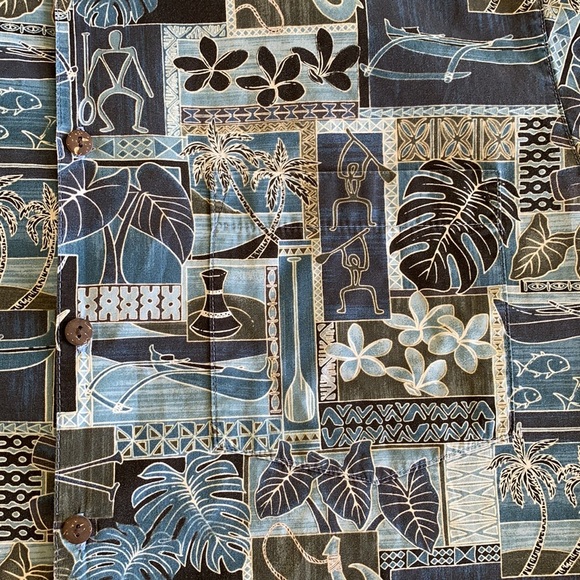 Go Barefoot Authentic Hawaiian Aloha Shirt - Large - Picture 6 of 11